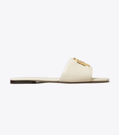 Tory Burch Eleanor Slide - Light Cream / Gold