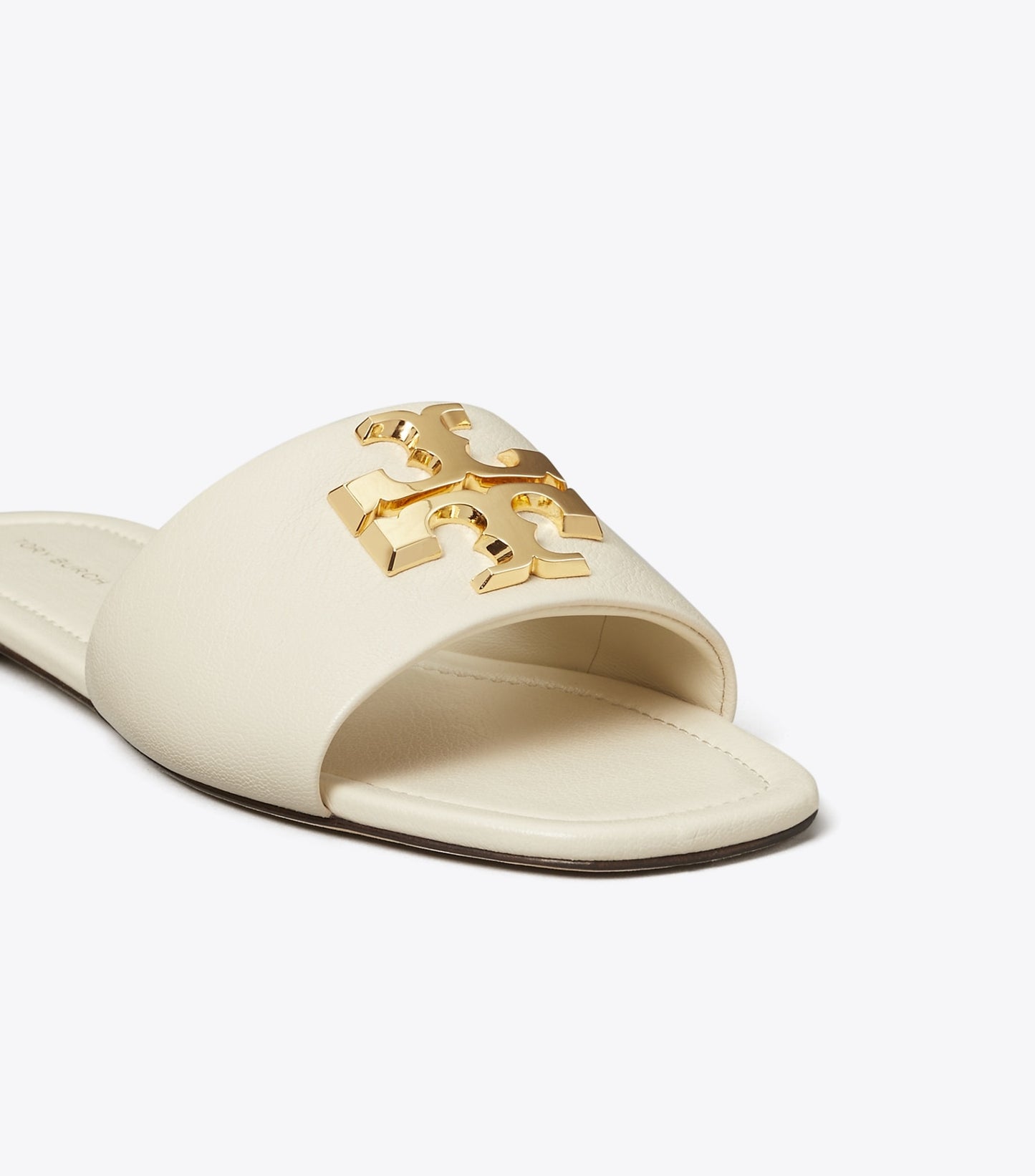 Tory Burch Eleanor Slide - Light Cream / Gold