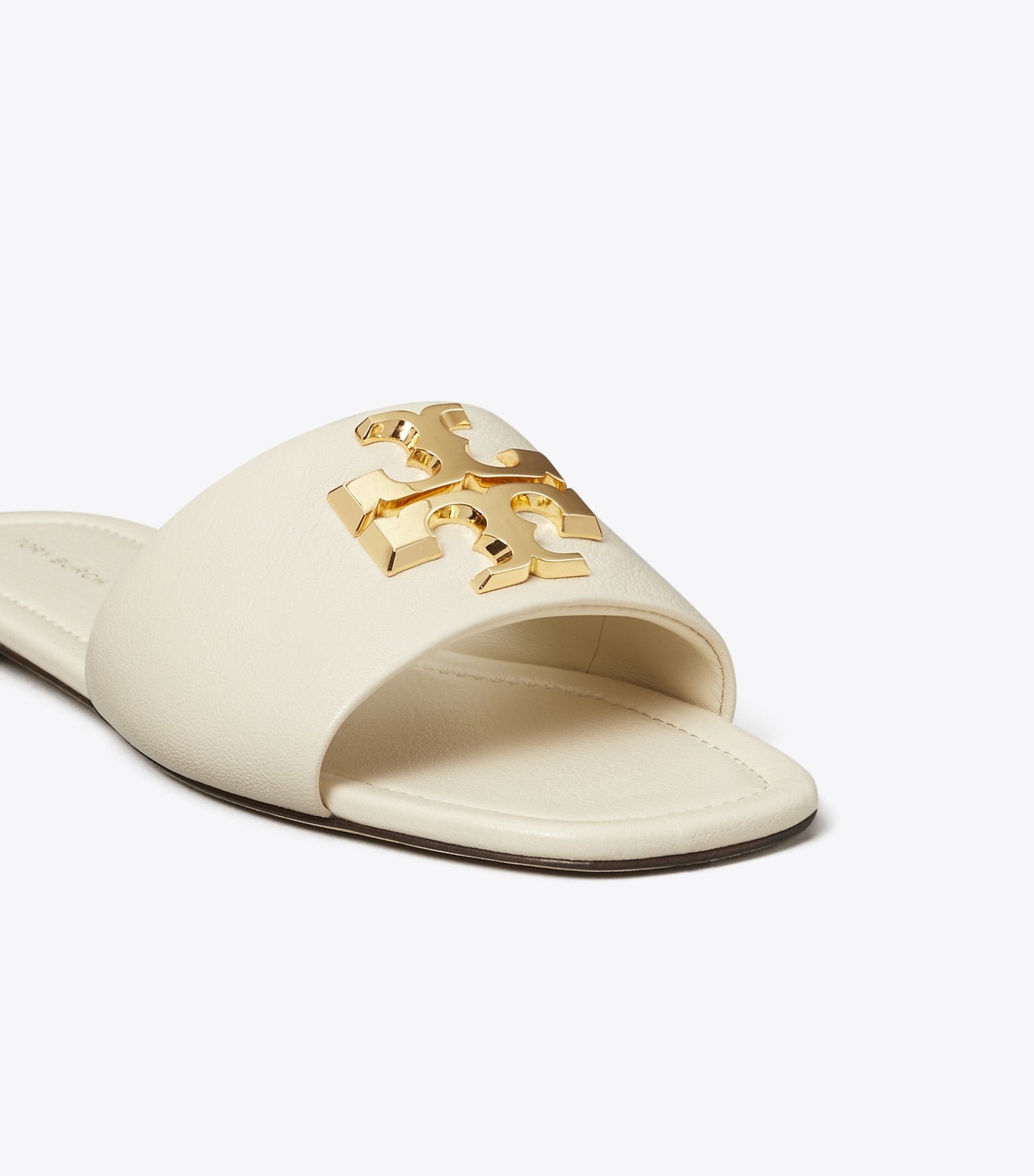 Tory Burch Eleanor Slide - Light Cream / Gold