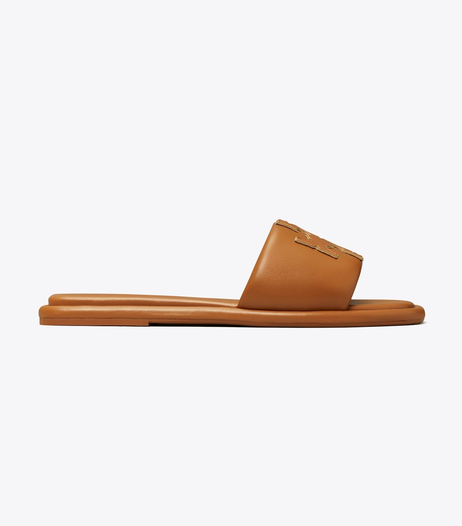 Tory Burch Double T Sport Slide - Bourbon Miele / Gold