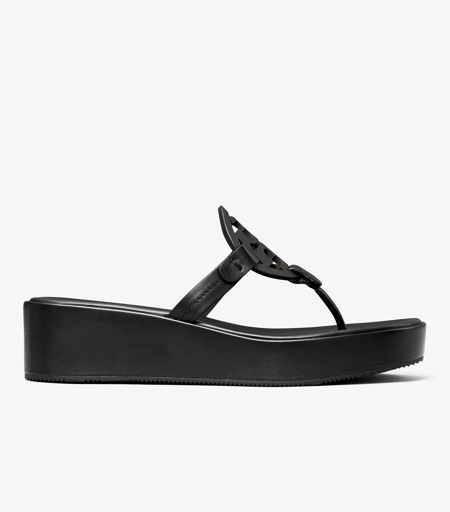 Tory Burch Miller Wedge Sandal - Perfect Black