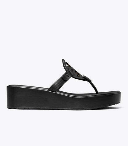 Tory Burch Miller Wedge Sandal - Perfect Black