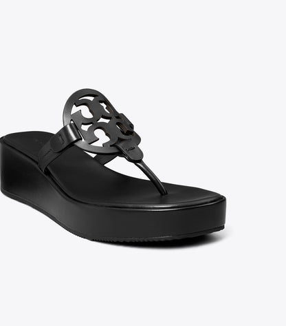 Tory Burch Miller Wedge Sandal - Perfect Black