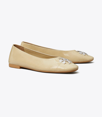 Tory Burch Charlie Ballet - Palo Santo / Palo Santo / Silver