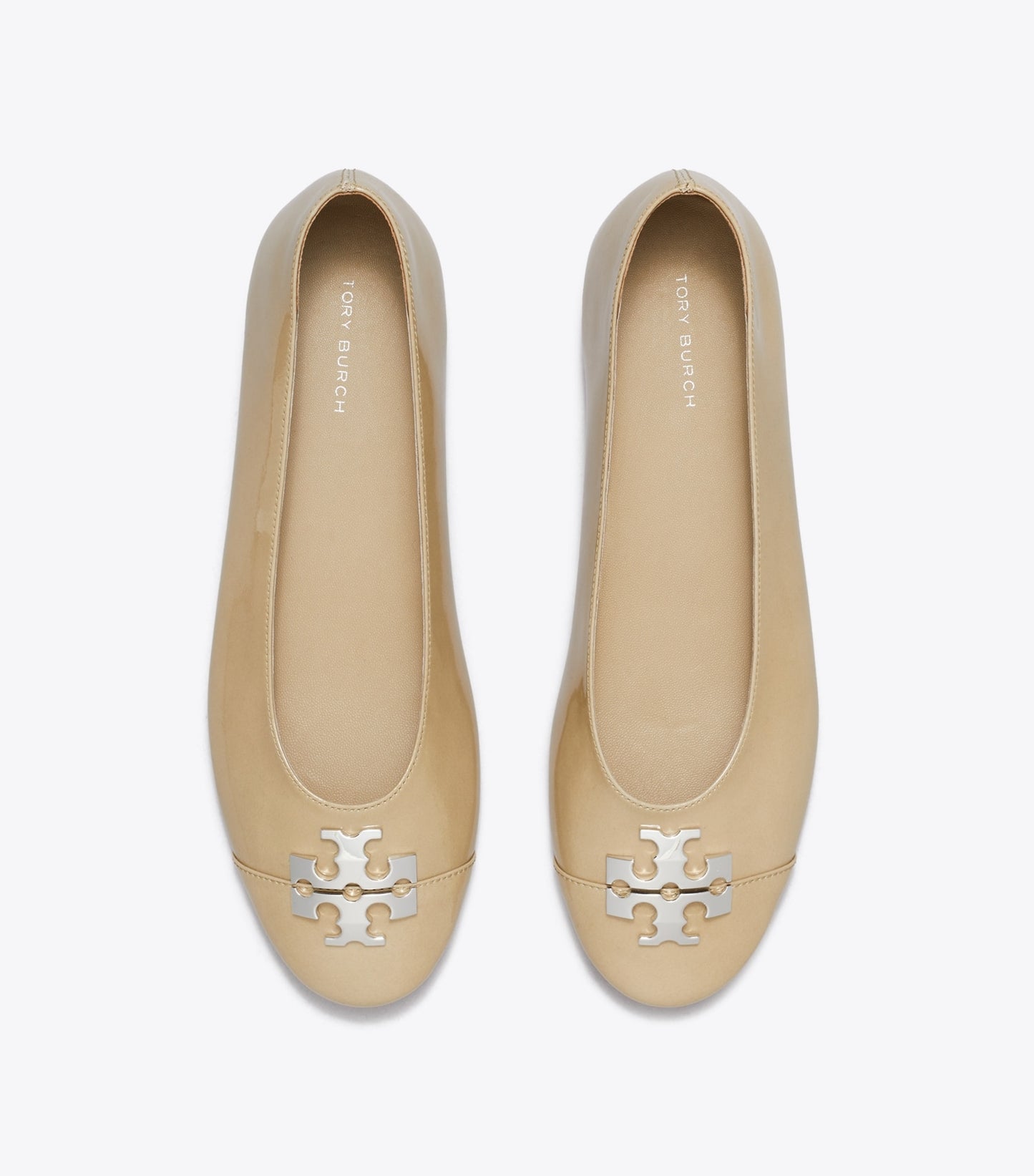 Tory Burch Charlie Ballet - Palo Santo / Palo Santo / Silver