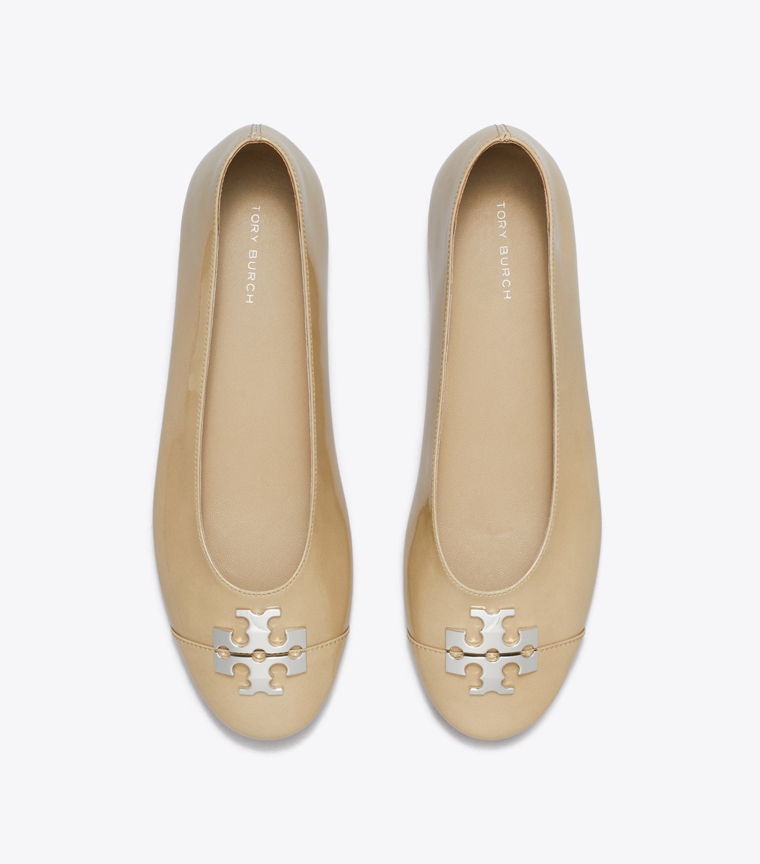 Tory Burch Charlie Ballet - Palo Santo / Palo Santo / Silver