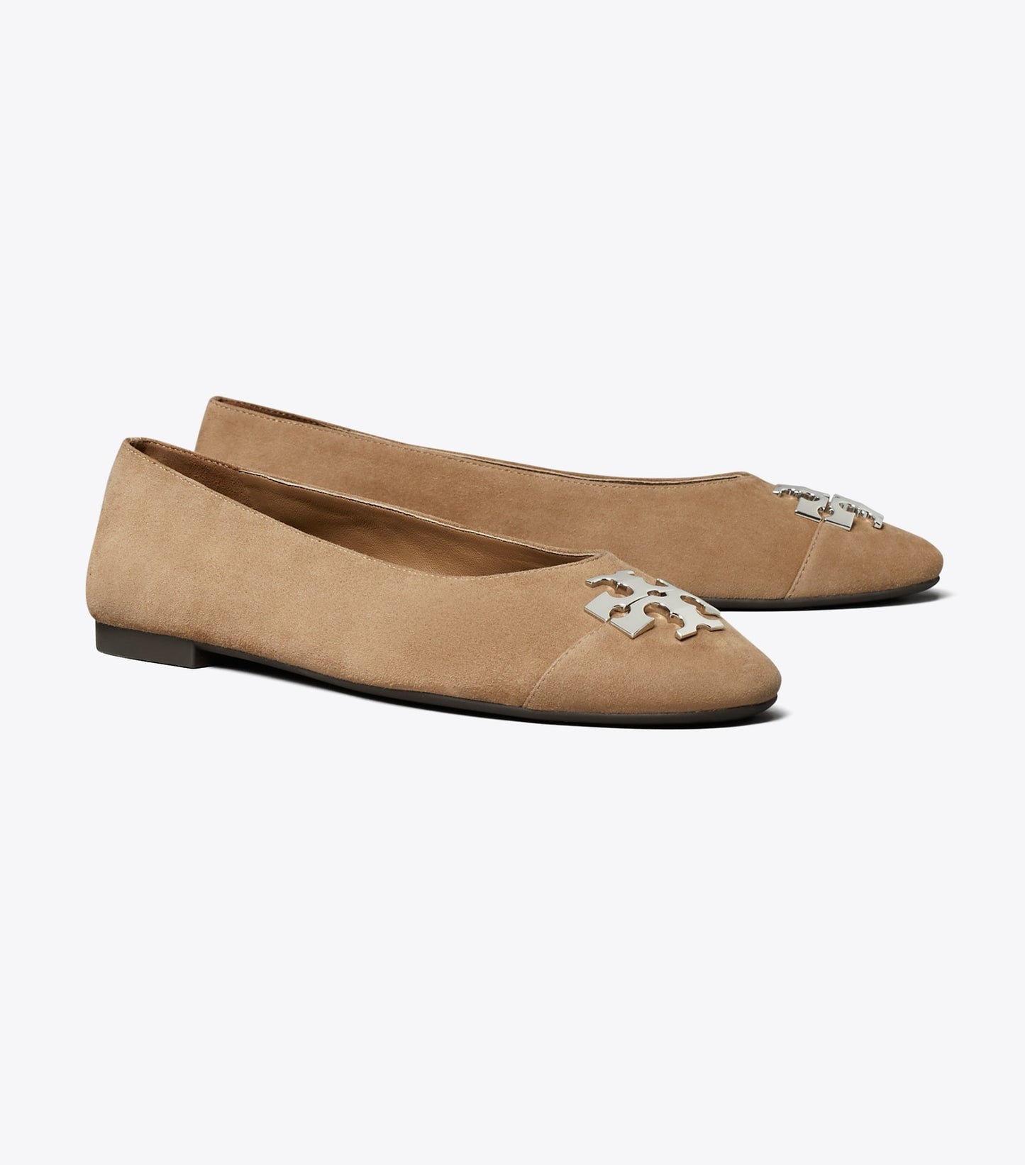 Tory Burch Charlie Ballet - River Rock / River Rock / Silver
