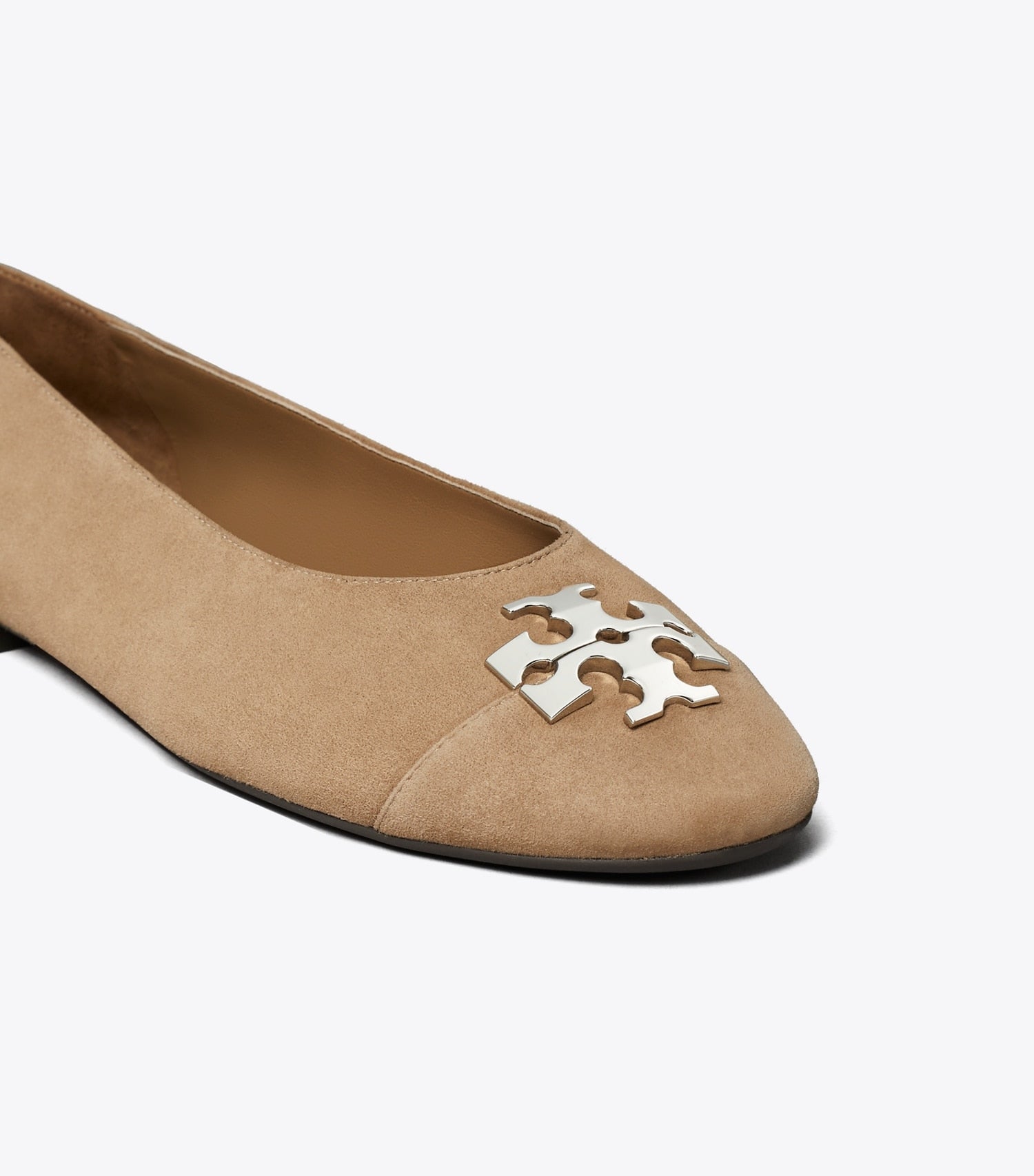 Tory Burch Charlie Ballet - River Rock / River Rock / Silver