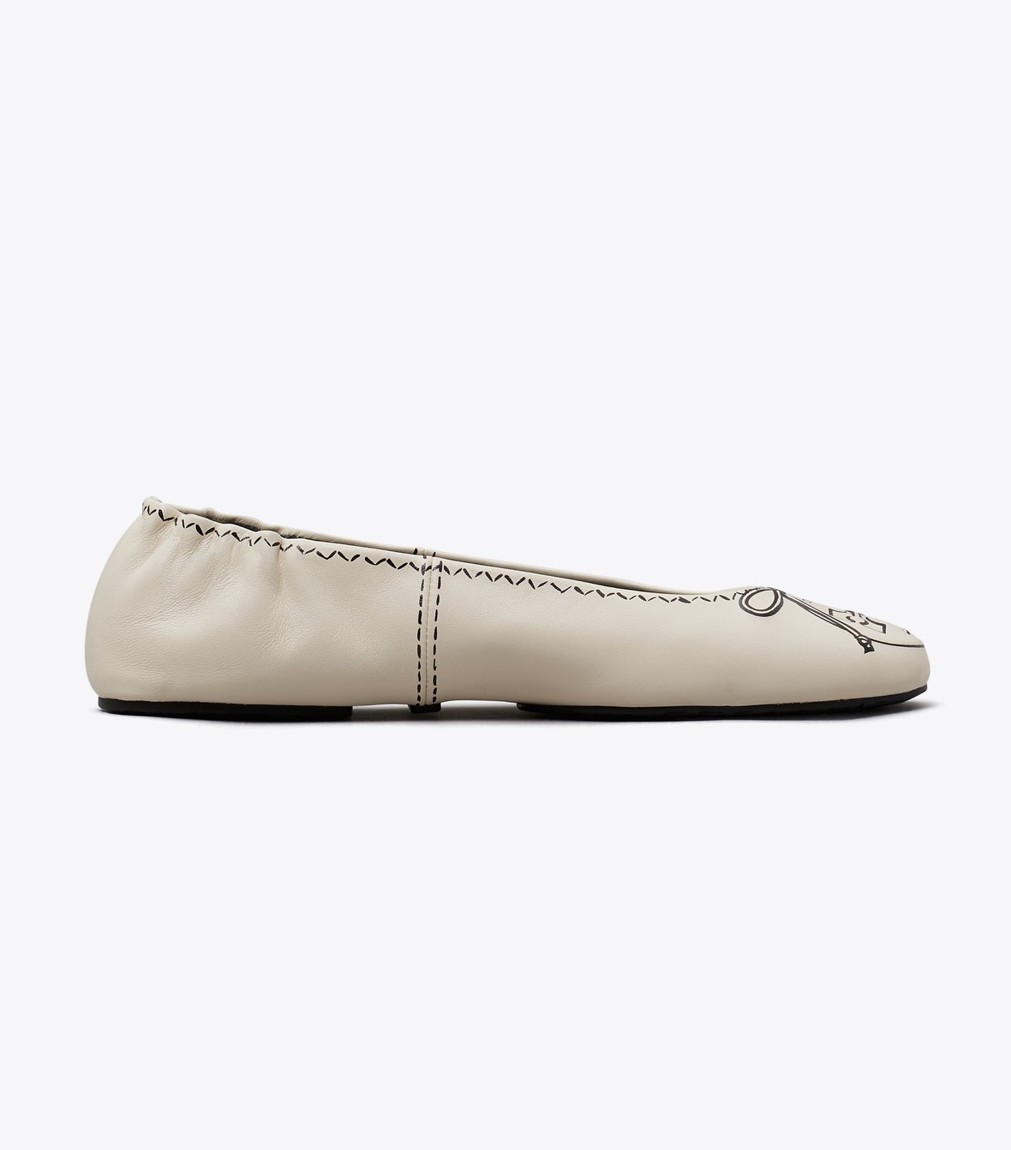 Tory Burch Reva Travel Ballet - New Cream