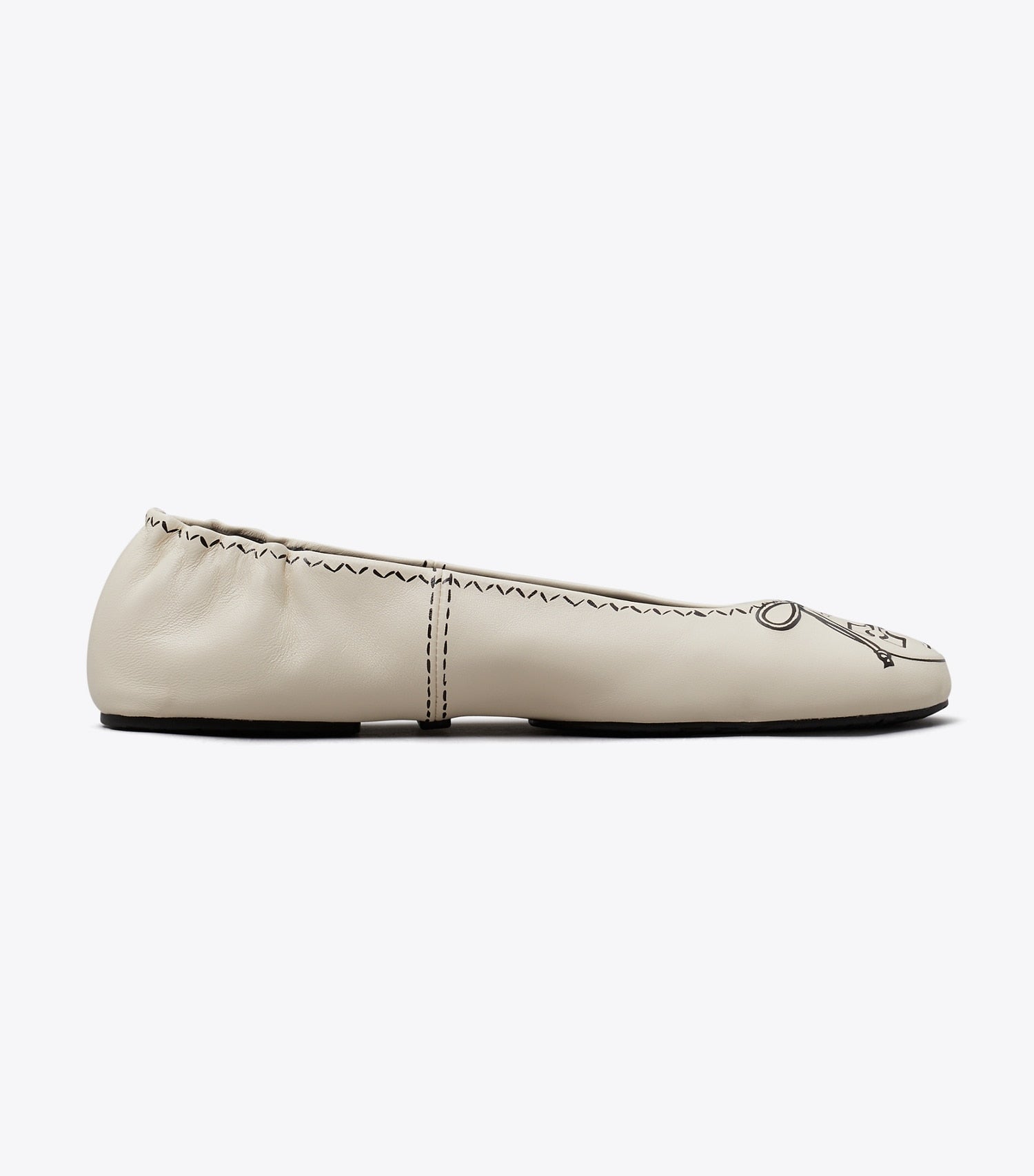 Tory Burch Reva Travel Ballet - New Cream