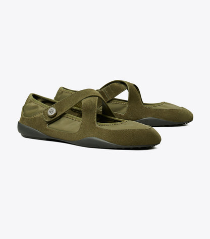 Tory Burch Romy Sport Mary Jane - Dark Ivy / Dark Ivy