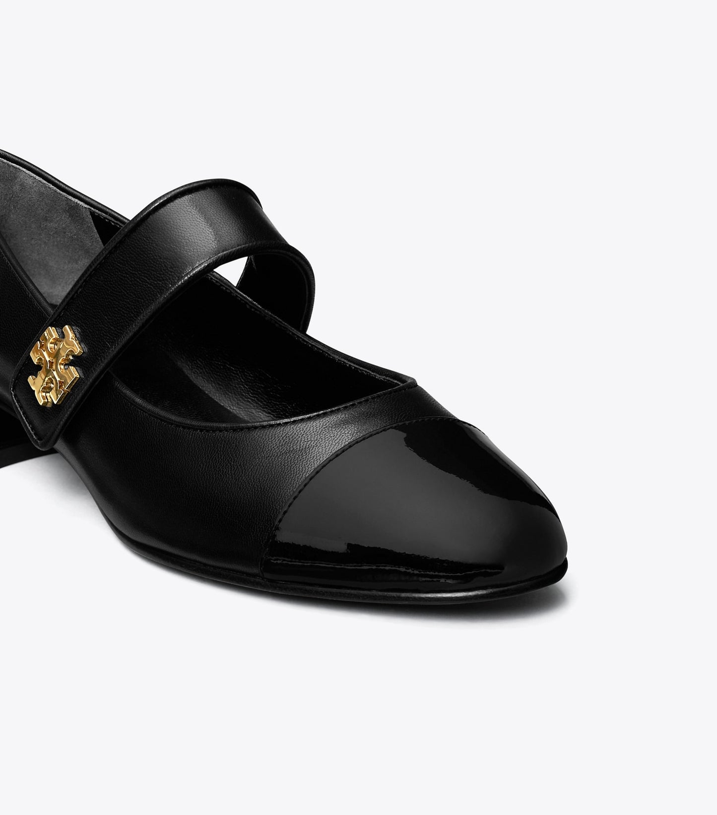 Tory Burch Cap-Toe Mary Jane - Perfect Black / Perfect Black