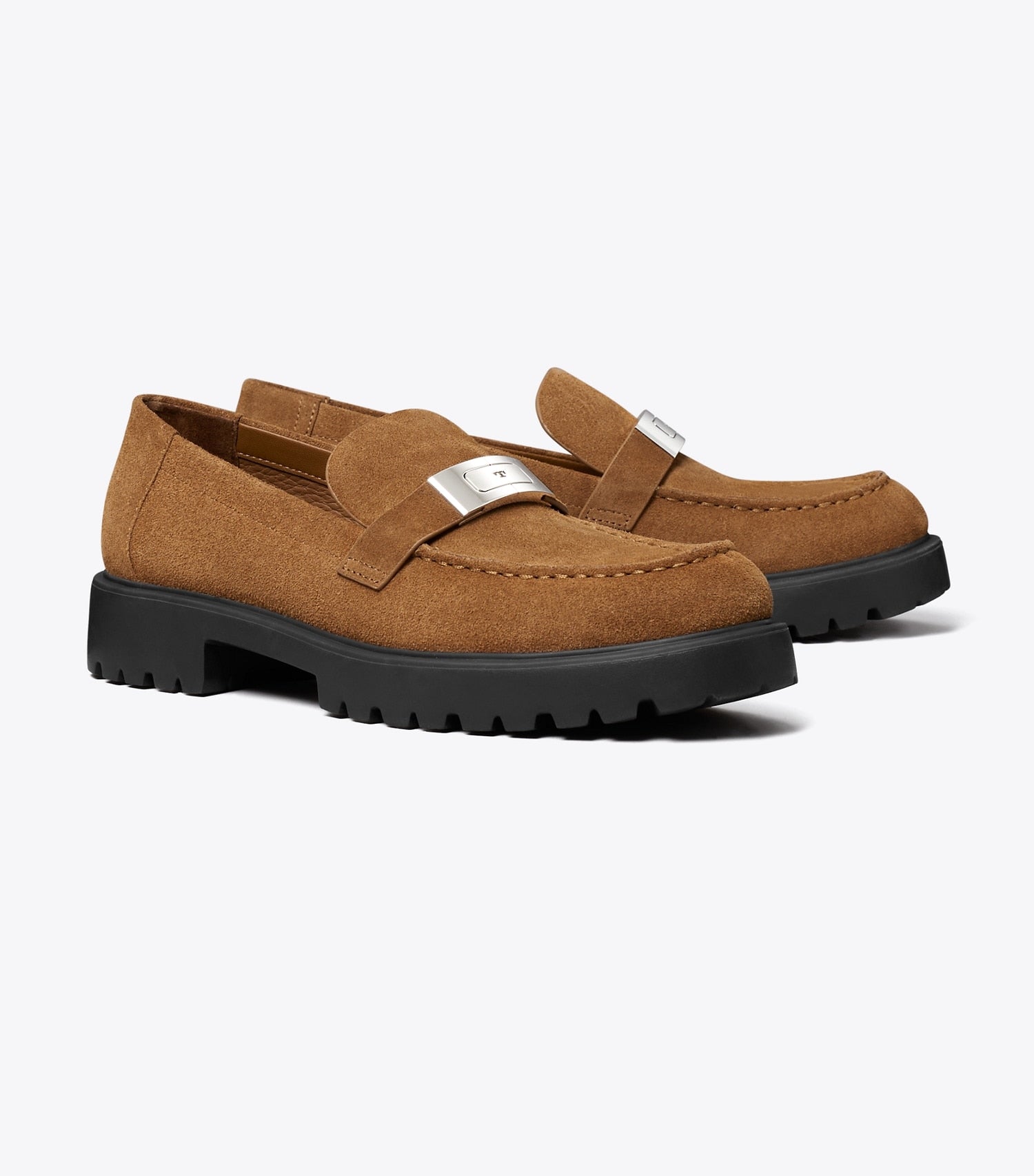 Tory Burch LeeLee Lug Loafer - Weathered Oak