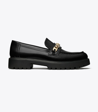 Tory Burch Pavé Gemini Link Lug Loafer - Perfect Black / Gold