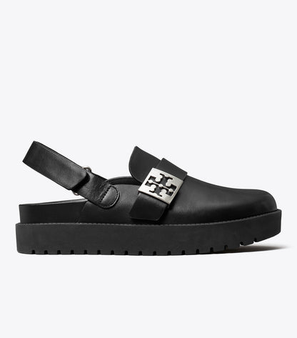 Tory Burch Mellow Sport Mule - Perfect Black / Silver
