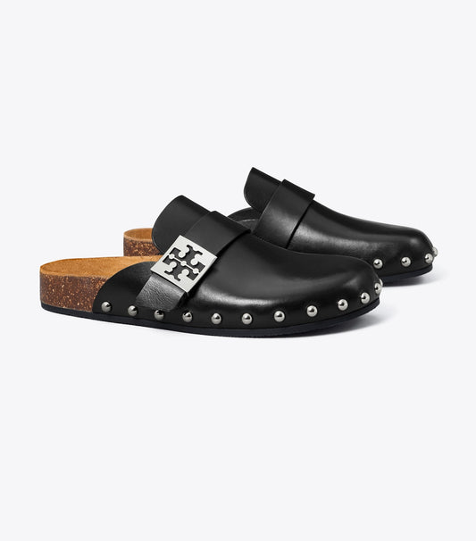Tory Burch Mellow Studded Mule - Perfect Black