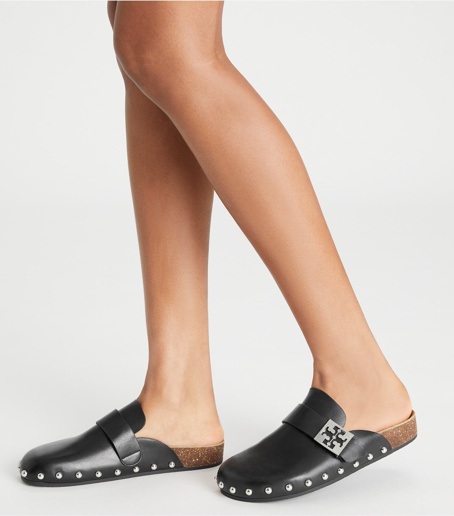 Tory Burch Mellow Studded Mule - Perfect Black