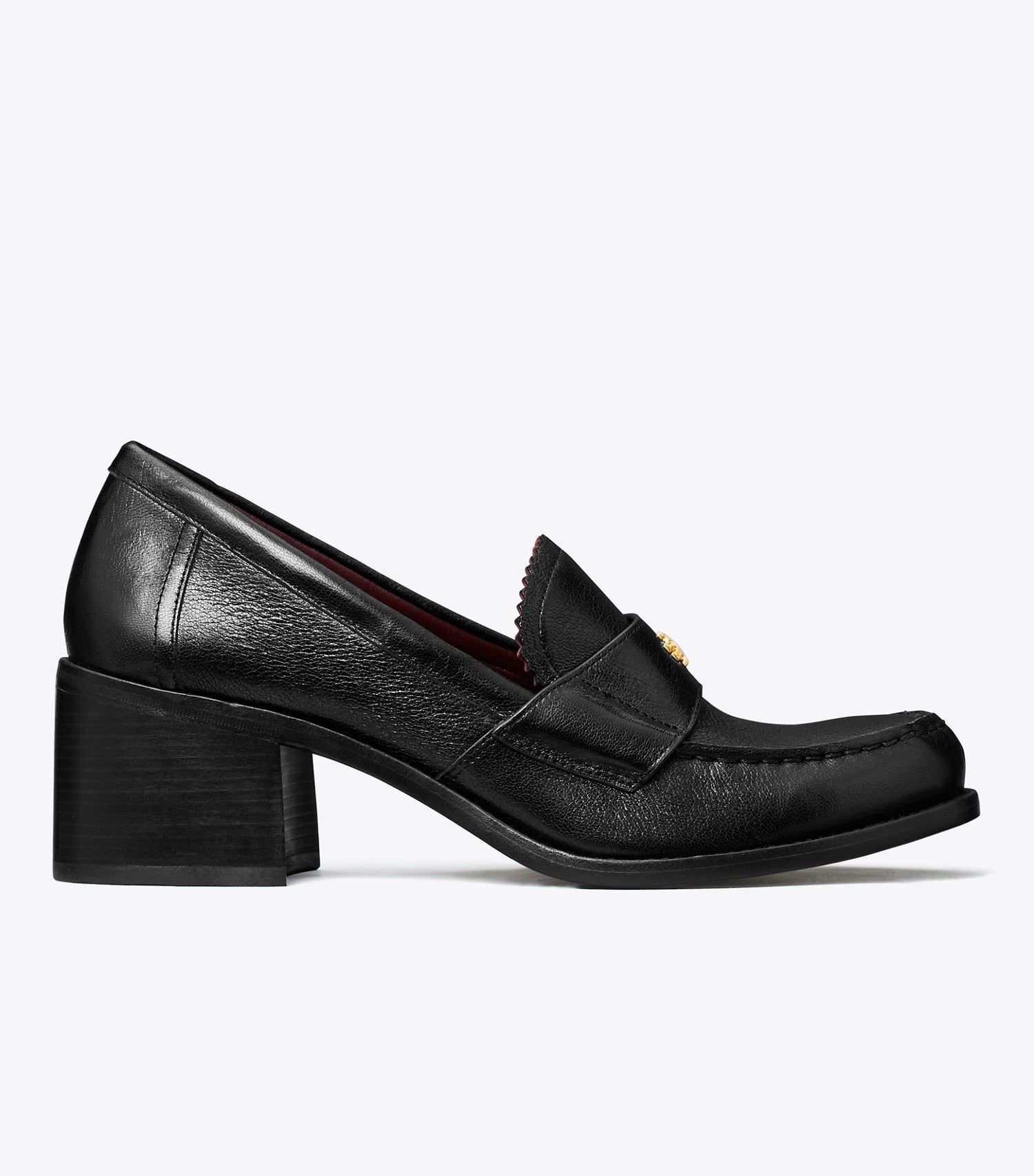 Tory Burch Classic Heeled Loafer - Perfect Black