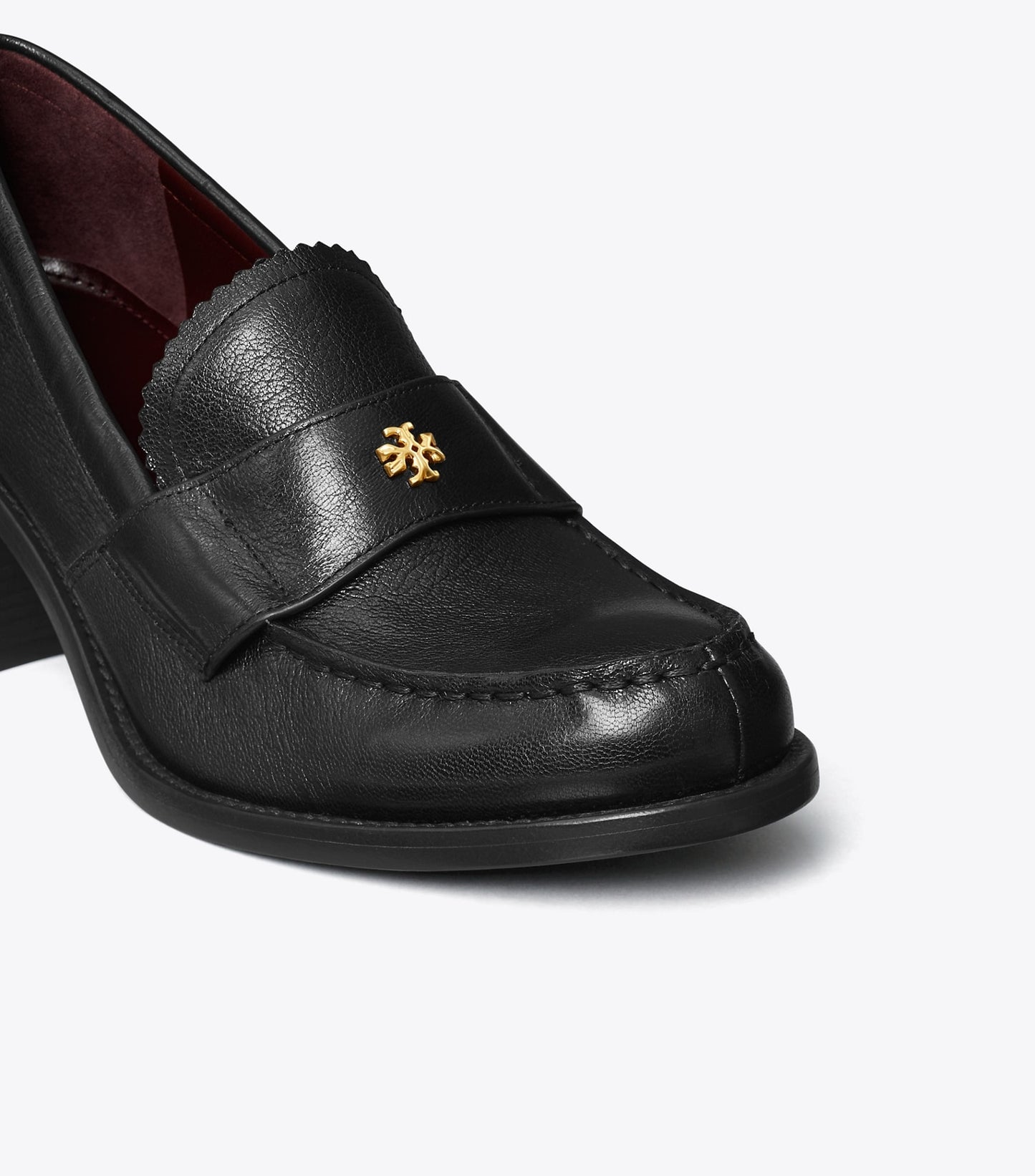 Tory Burch Classic Heeled Loafer - Perfect Black