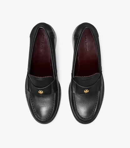 Tory Burch Classic Heeled Loafer - Perfect Black