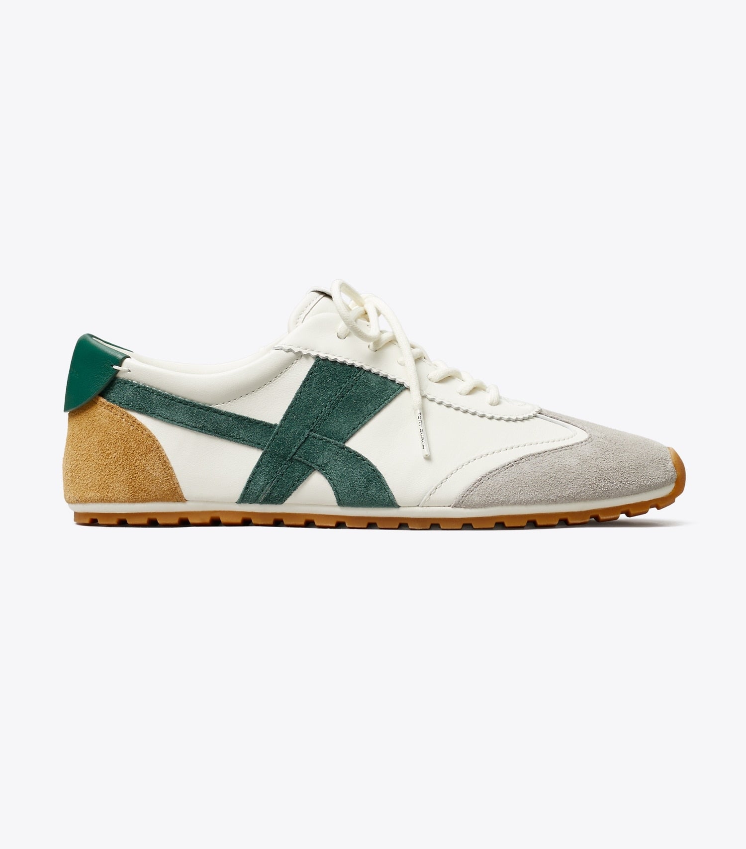 Tory Burch Hank Field Sneaker - Cream / Malachite / Gray