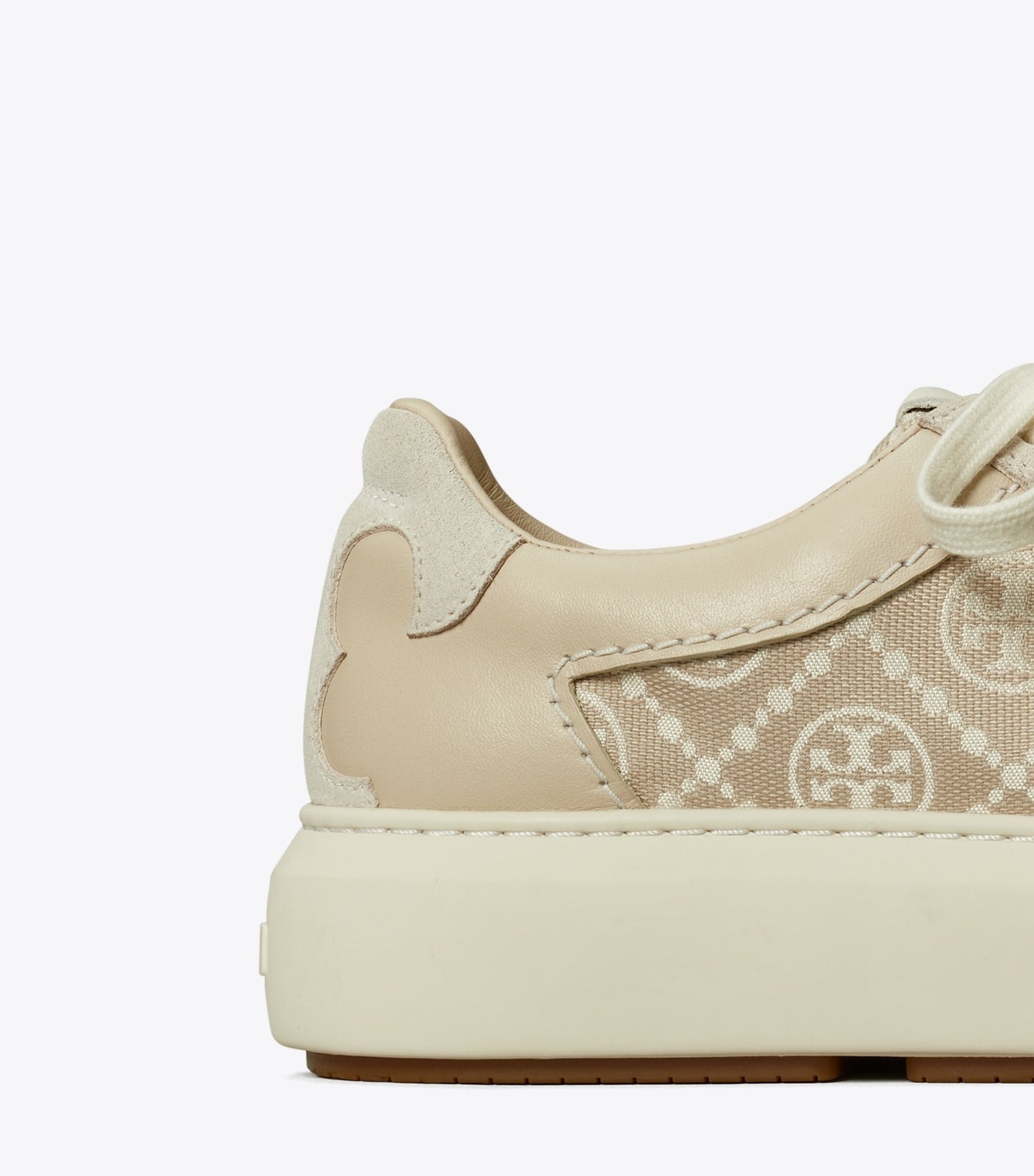 Tory Burch T Monogram Ladybug Sneaker - Birch / New Cream / Calcare
