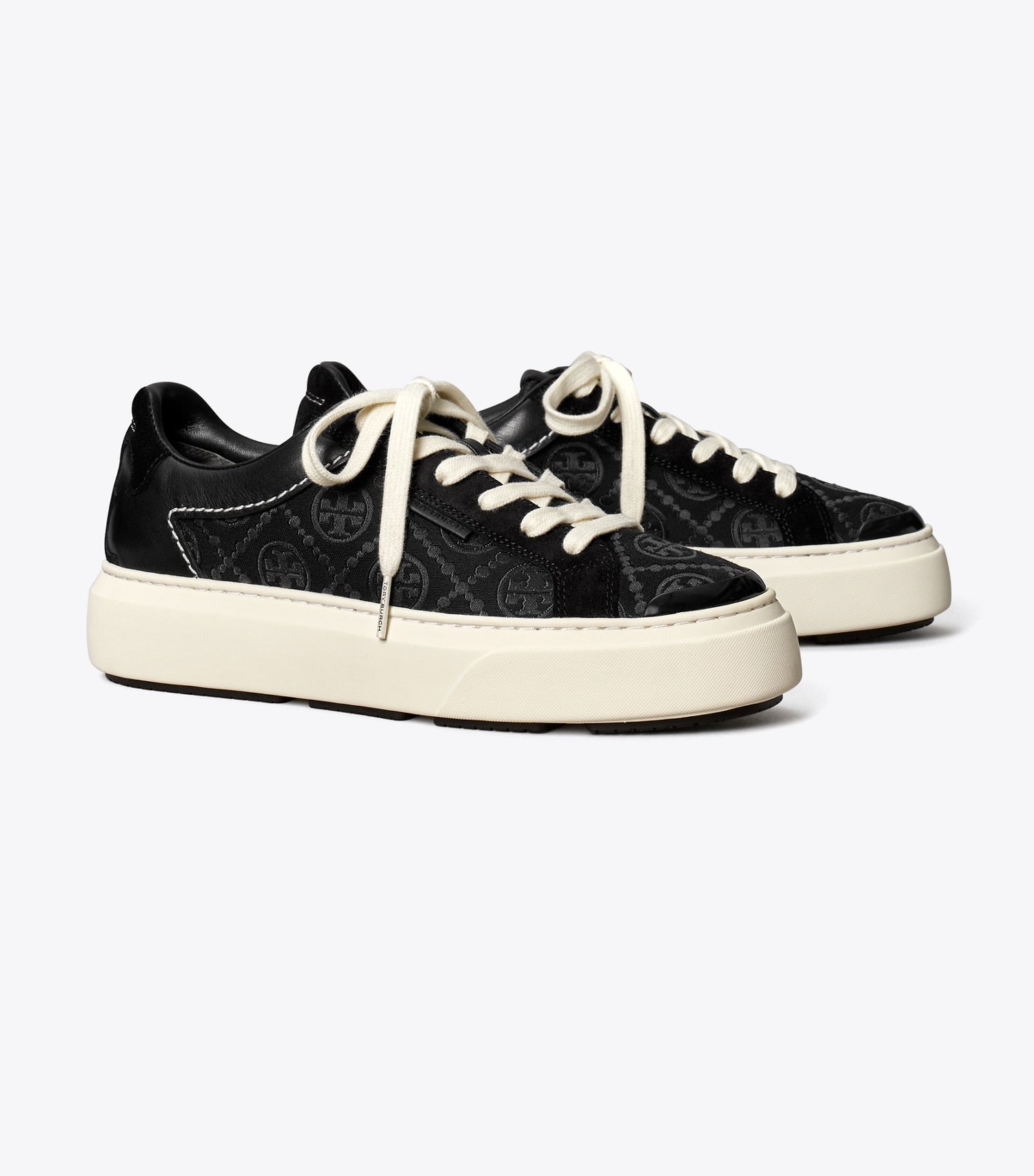 Tory Burch T Monogram Ladybug Sneaker - Inverted Black / Perfect Black