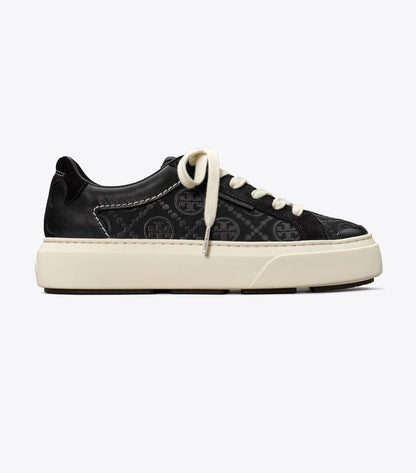 Tory Burch T Monogram Ladybug Sneaker - Inverted Black / Perfect Black