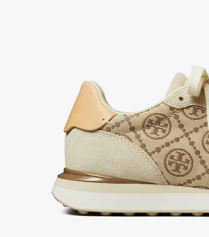 Tory Burch T Monogram Destiny Trainer - Hazel / River Rock