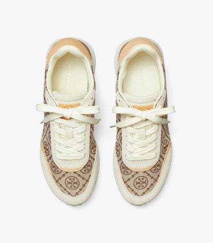 Tory Burch T Monogram Destiny Trainer - Hazel / River Rock