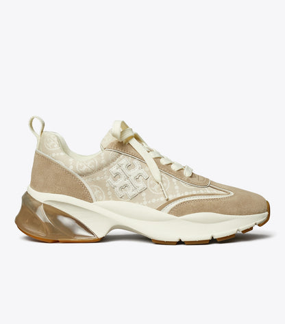Tory Burch T Monogram Good Luck Trainer - Birch / Avola
