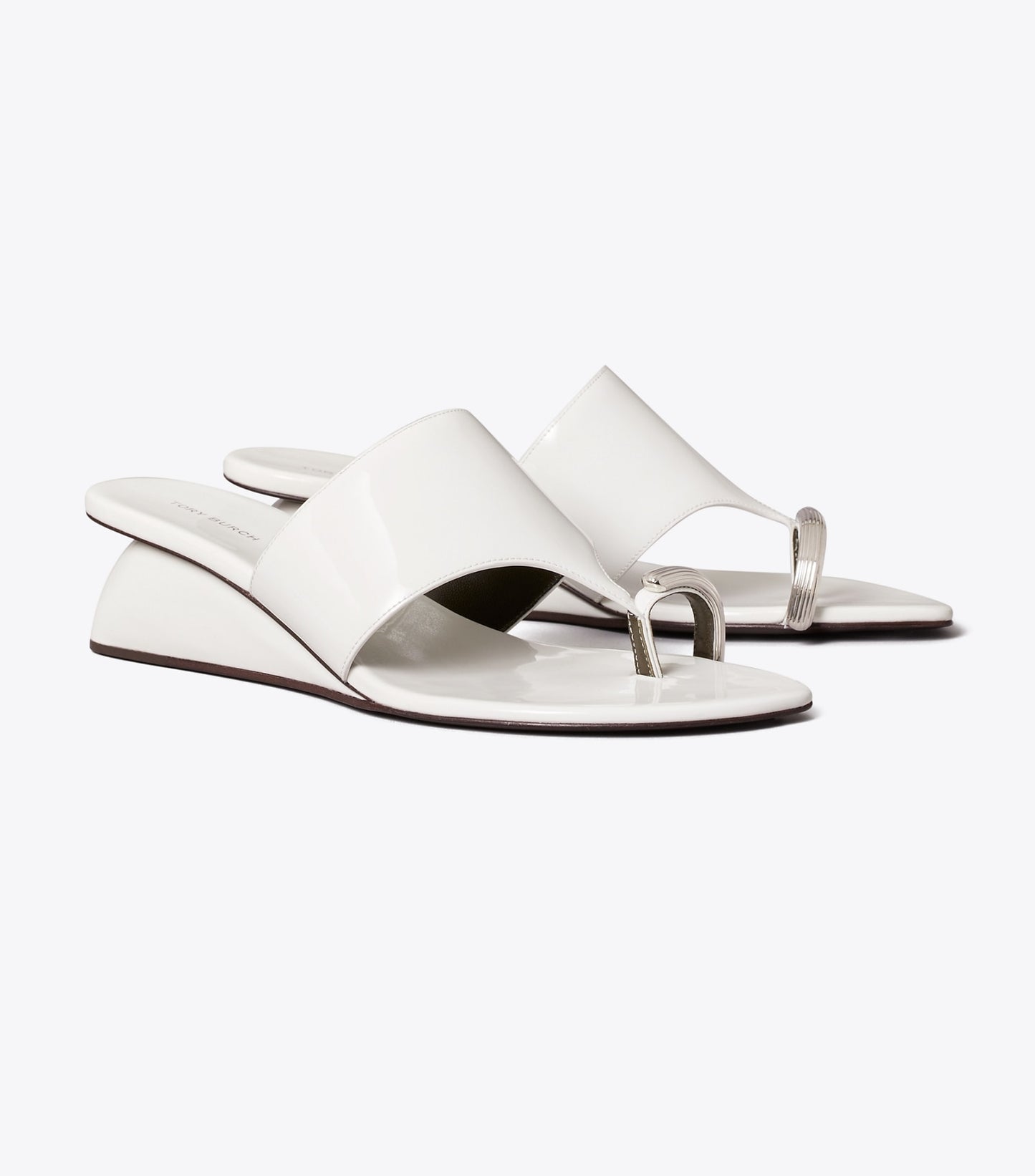 Tory Burch Pierced Wedge Sandal - Cirrus Cloud