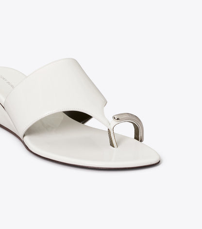 Tory Burch Pierced Wedge Sandal - Cirrus Cloud