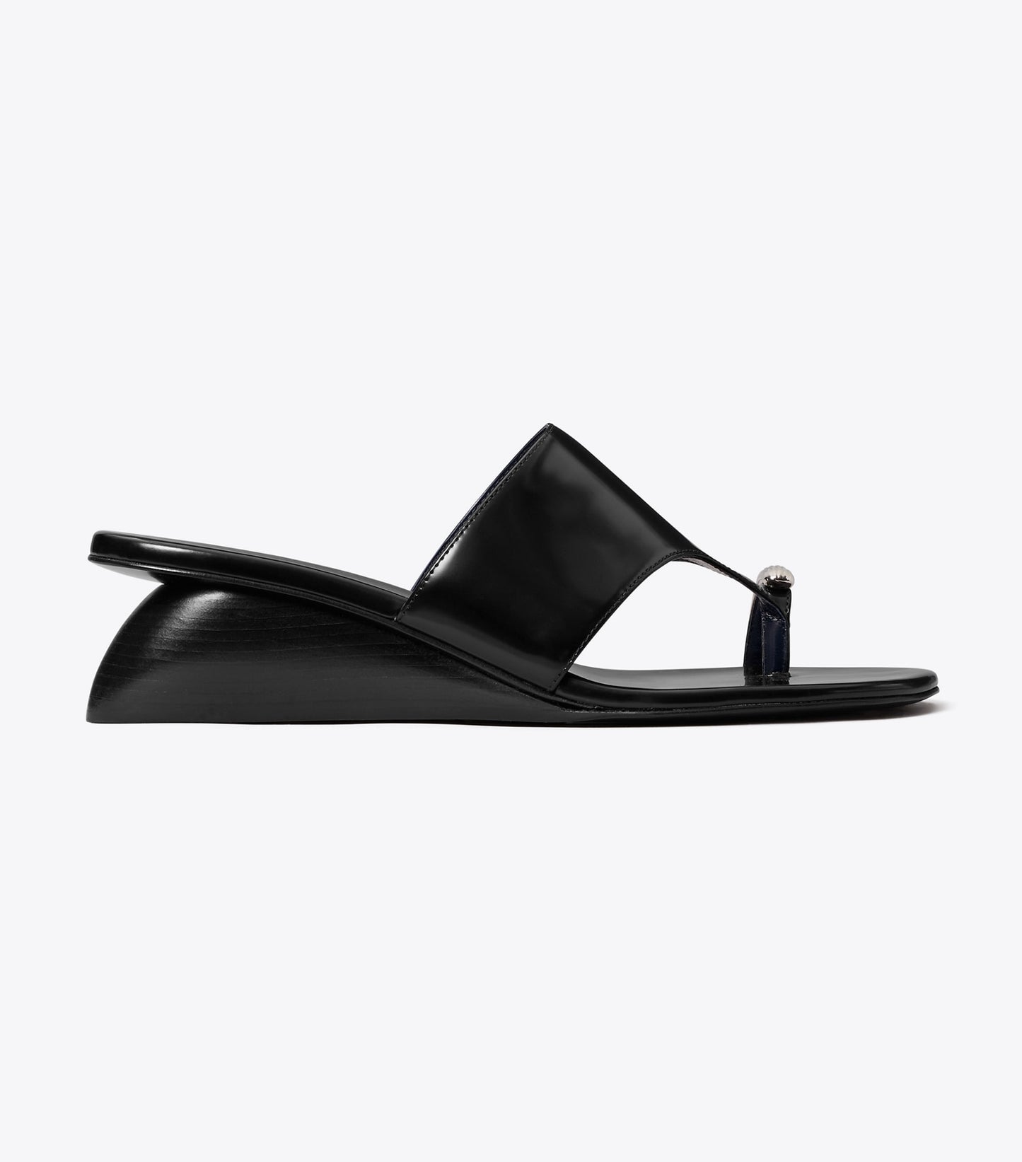 Tory Burch Pierced Wedge Sandal - Perfect Black