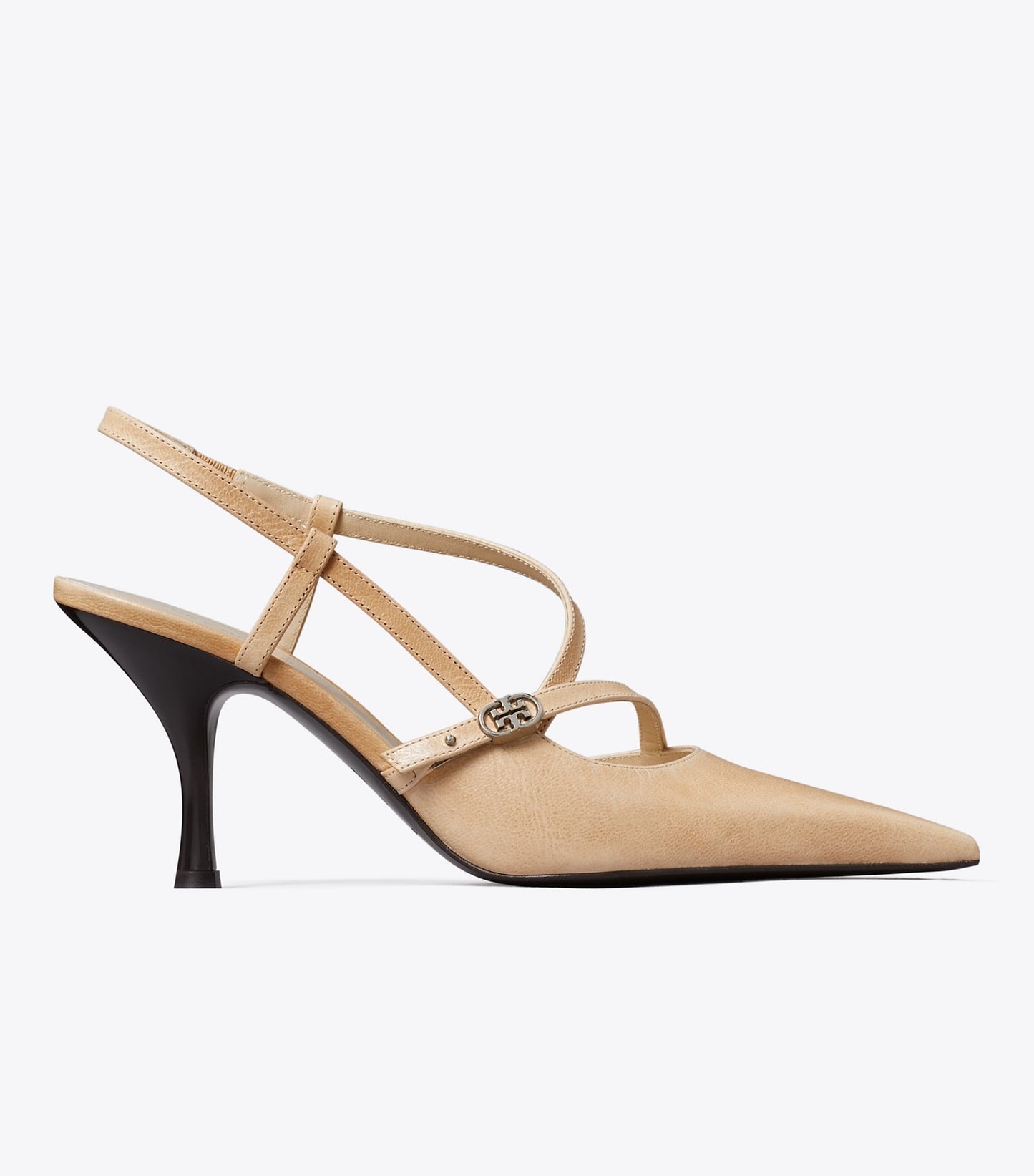 Tory Burch Double T Buckle Pump - Sand