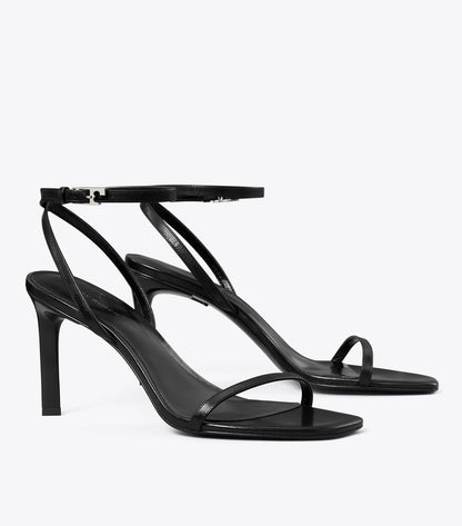 Tory Burch Gigi Heeled Sandal - Black