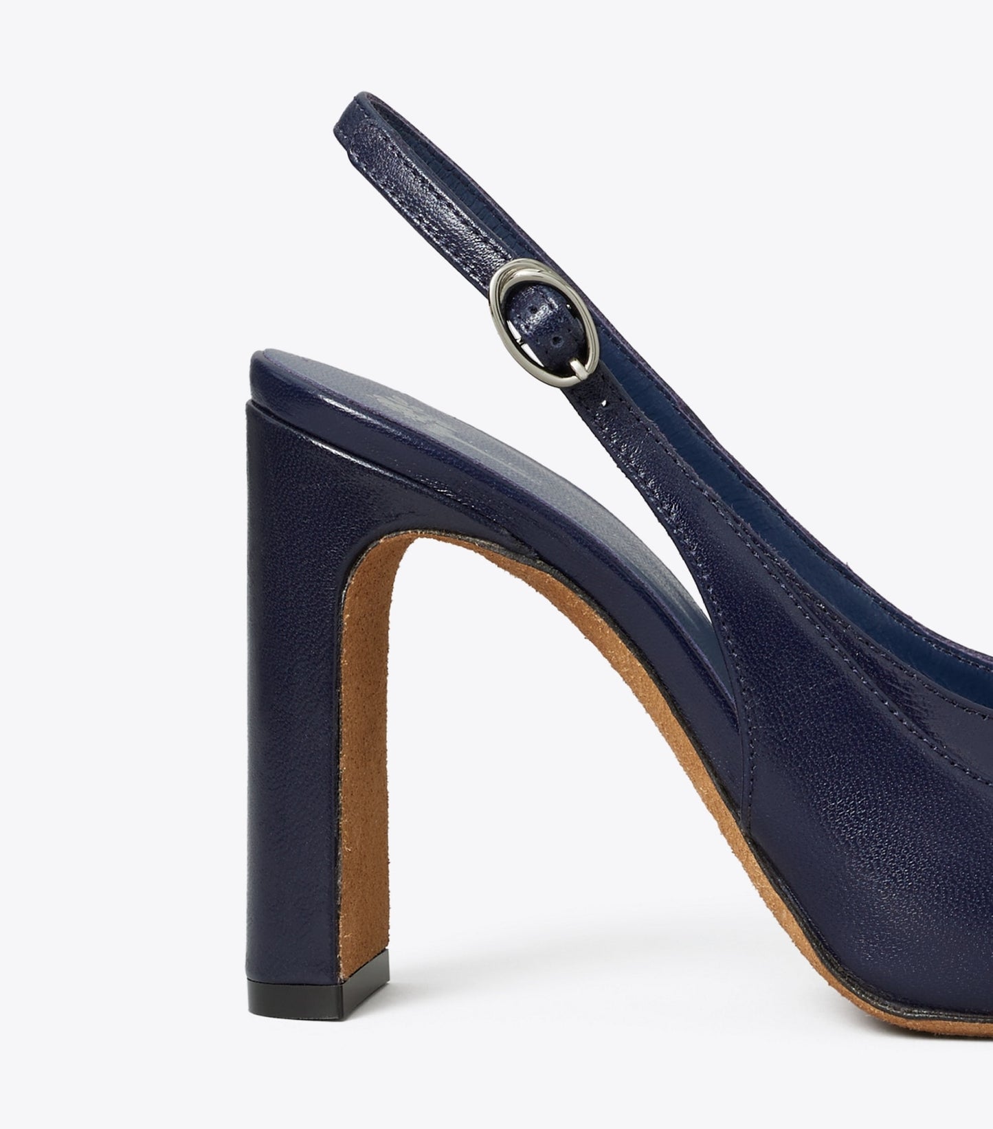 Tory Burch Runway Chain Slingback - Ink Blot
