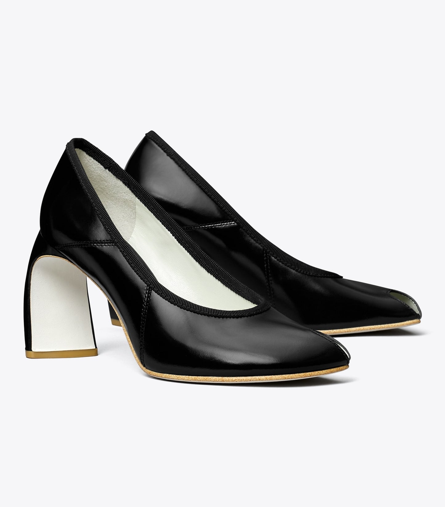 Tory Burch Peep-Toe Pump - Perfect Black