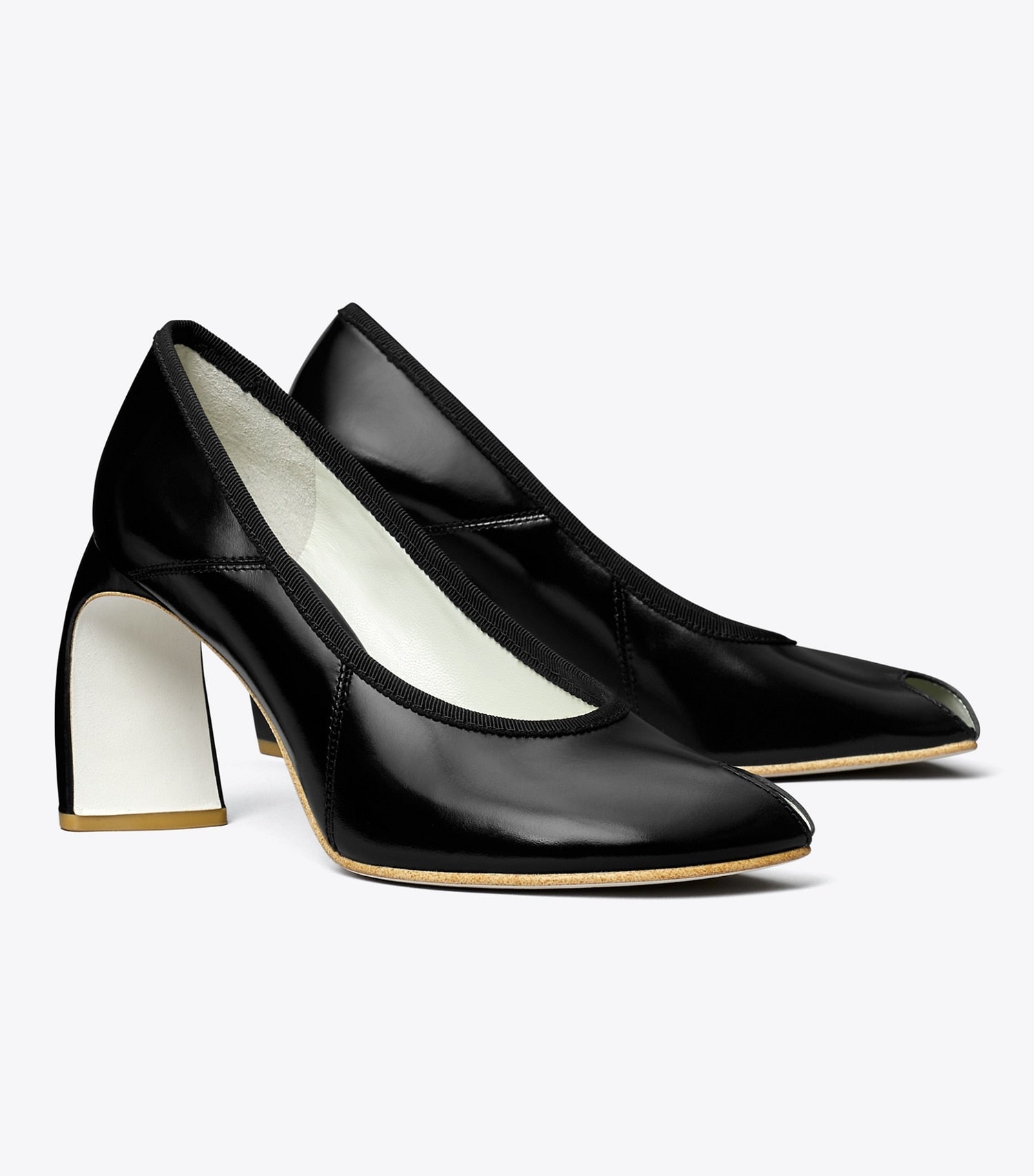 Tory Burch Peep-Toe Pump - Perfect Black