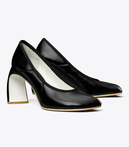 Tory Burch Peep-Toe Pump - Perfect Black