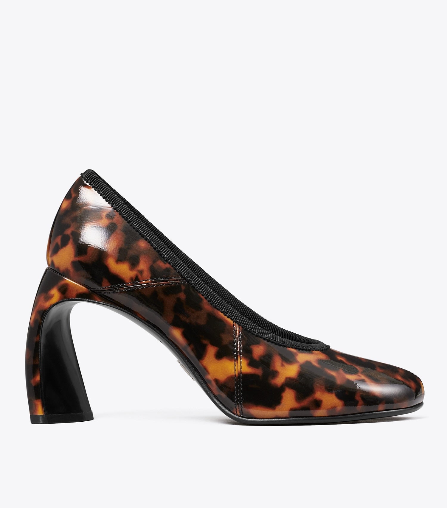 Tory Burch Peep-Toe Pump - Tortoiseshell