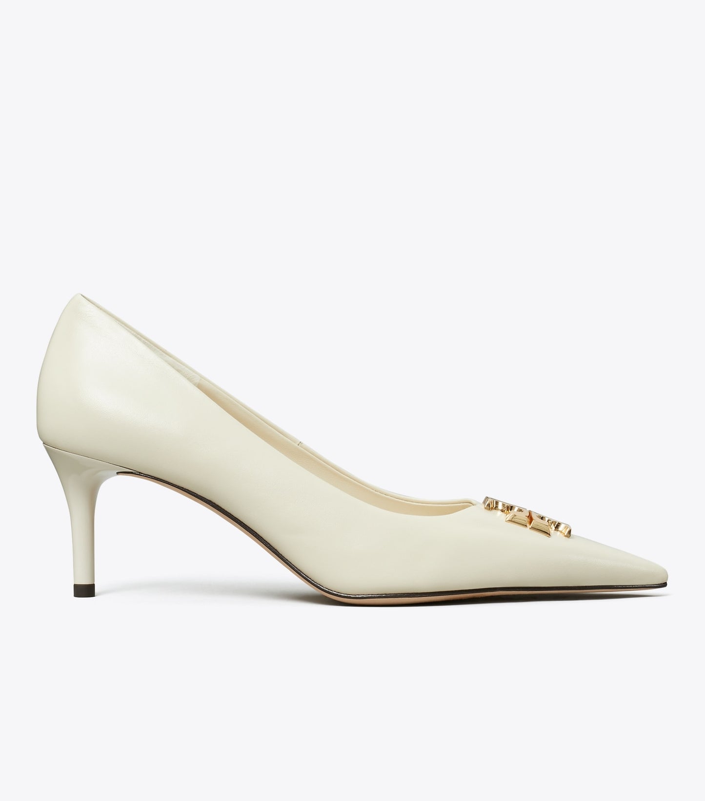 Tory Burch Eleanor Pump - Light Cream / Gold