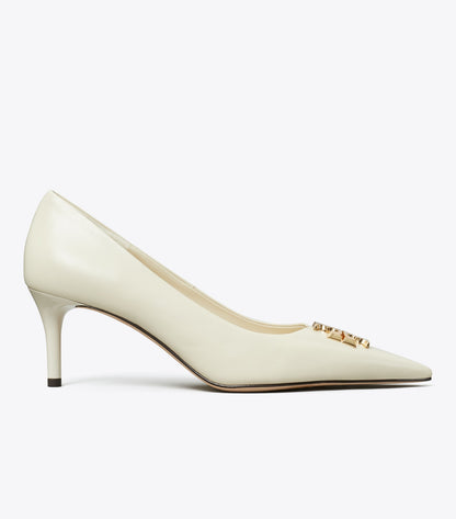 Tory Burch Eleanor Pump - Light Cream / Gold