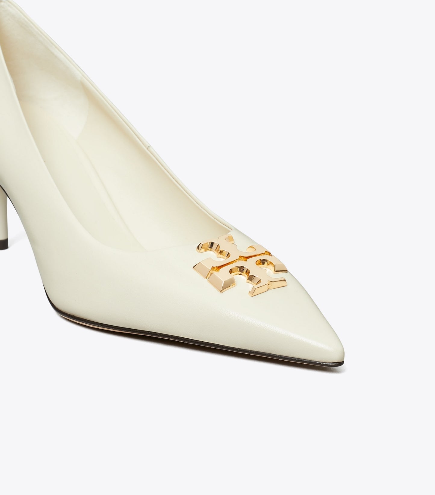 Tory Burch Eleanor Pump - Light Cream / Gold