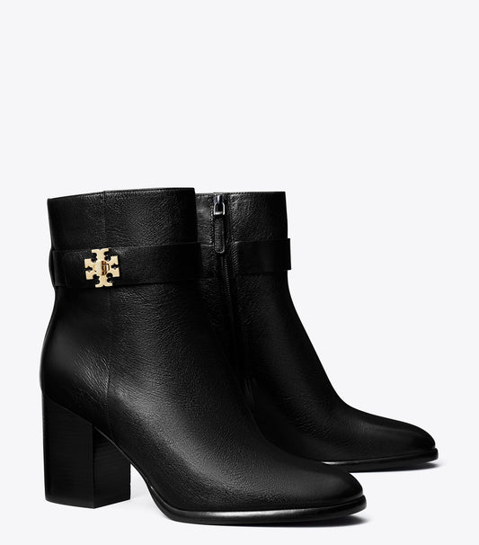 Tory Burch Turnlock Heeled Ankle Boot - Perfect Black