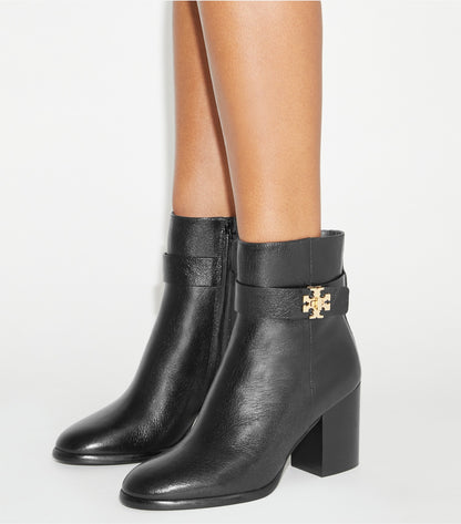 Tory Burch Turnlock Heeled Ankle Boot - Perfect Black