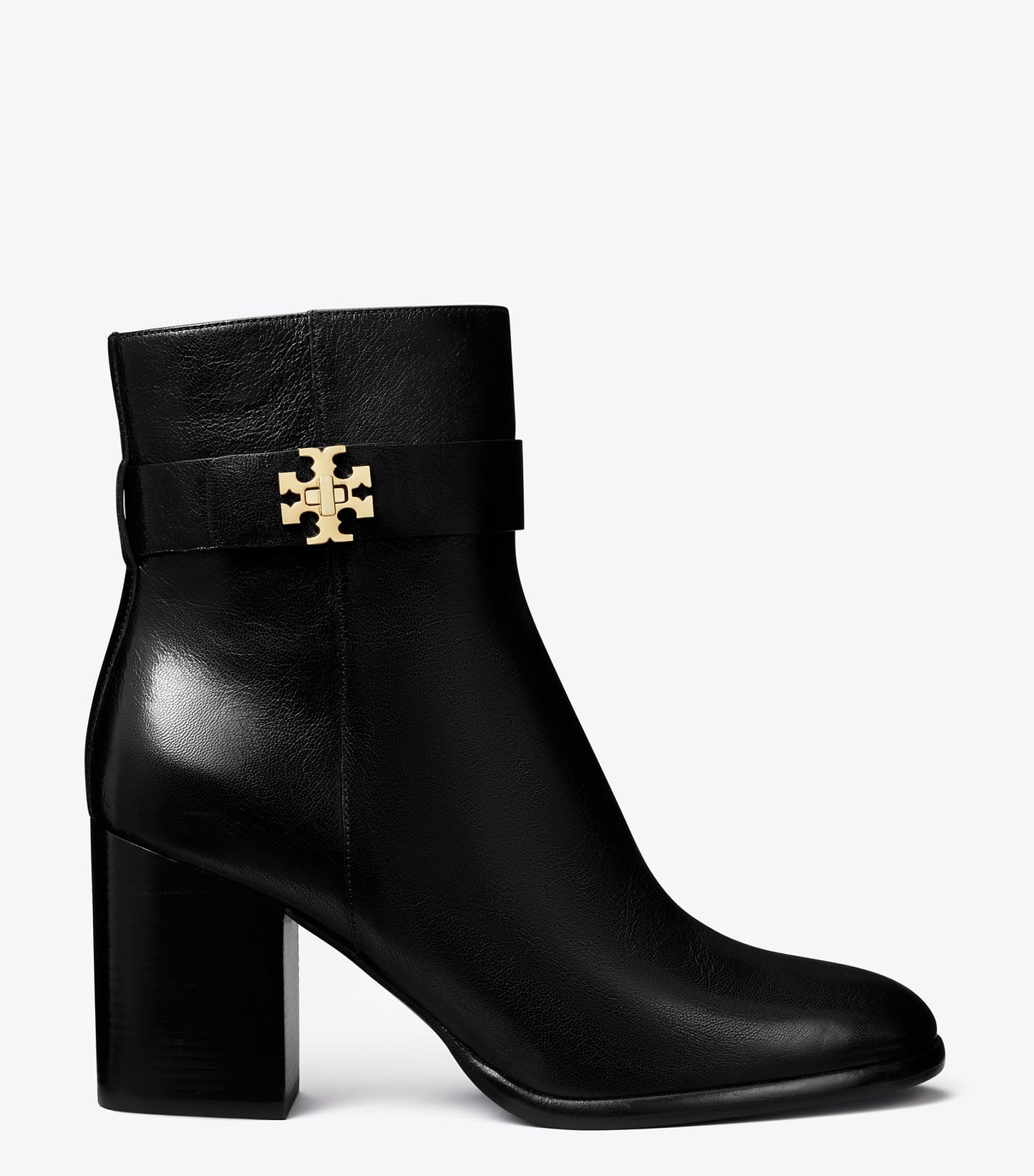 Tory Burch Turnlock Heeled Ankle Boot - Perfect Black