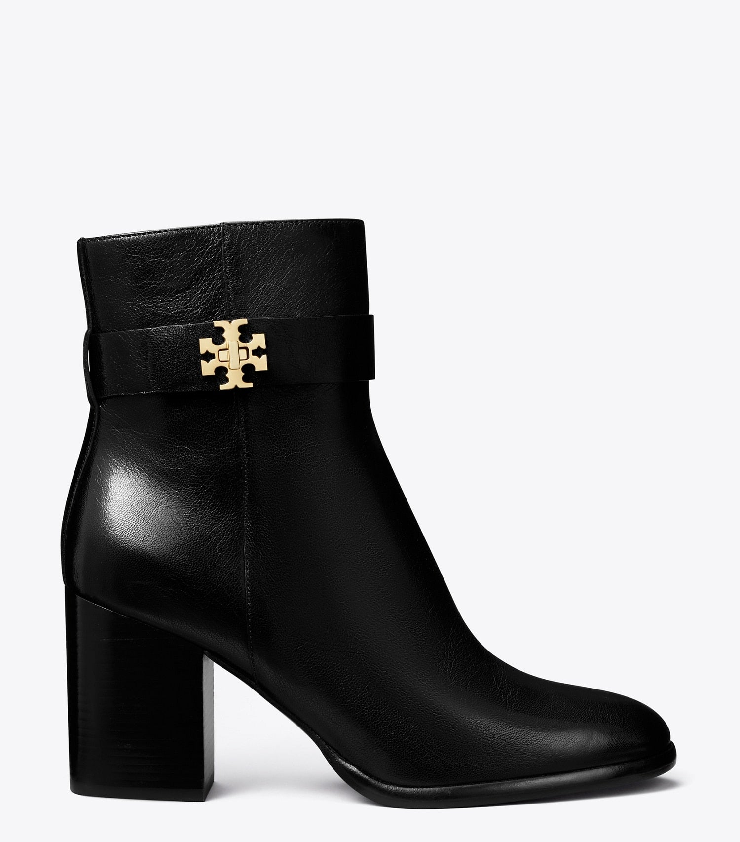 Tory Burch Turnlock Heeled Ankle Boot - Perfect Black