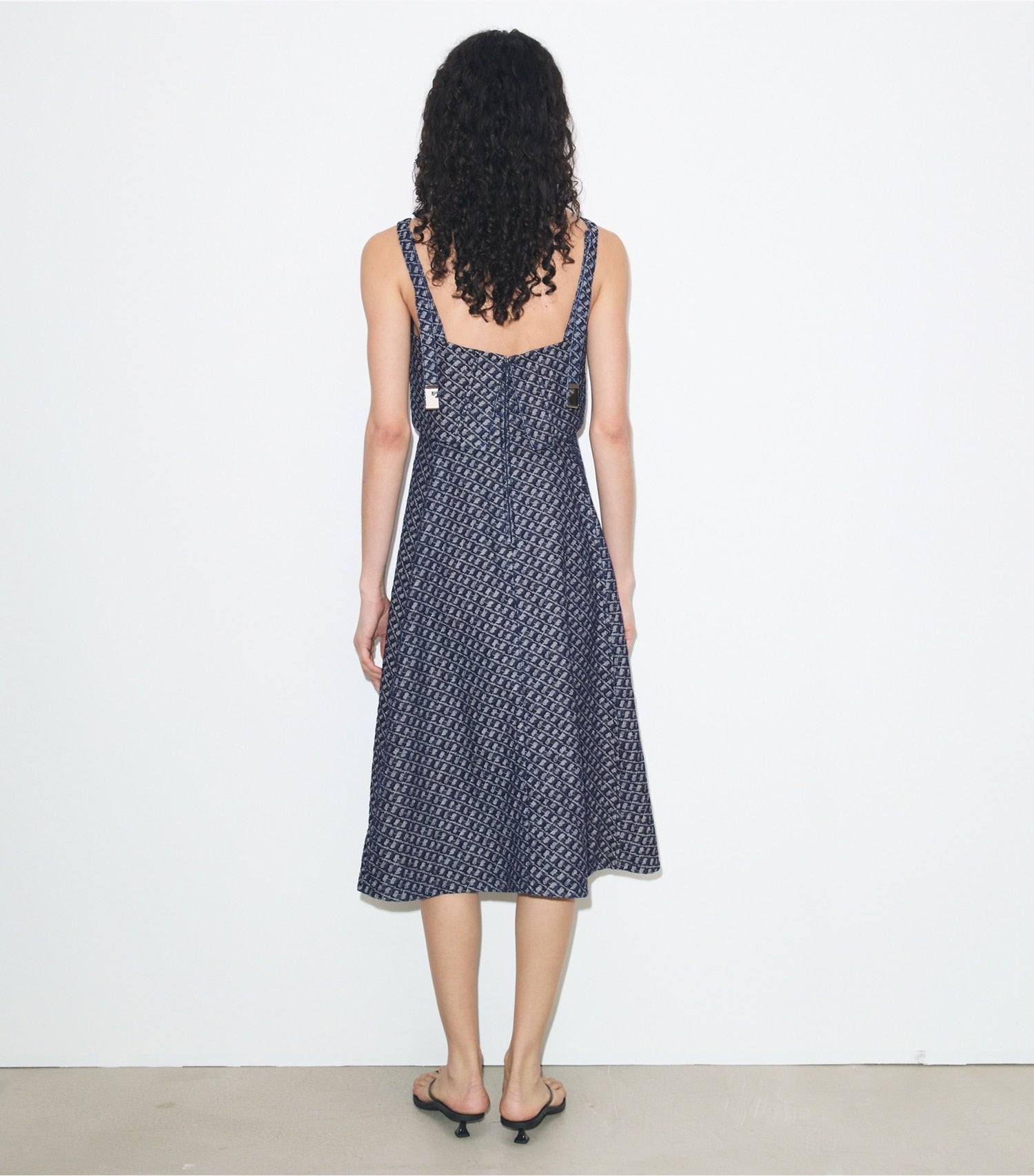 Tory Burch Denim Dress - T Link Stone Wash