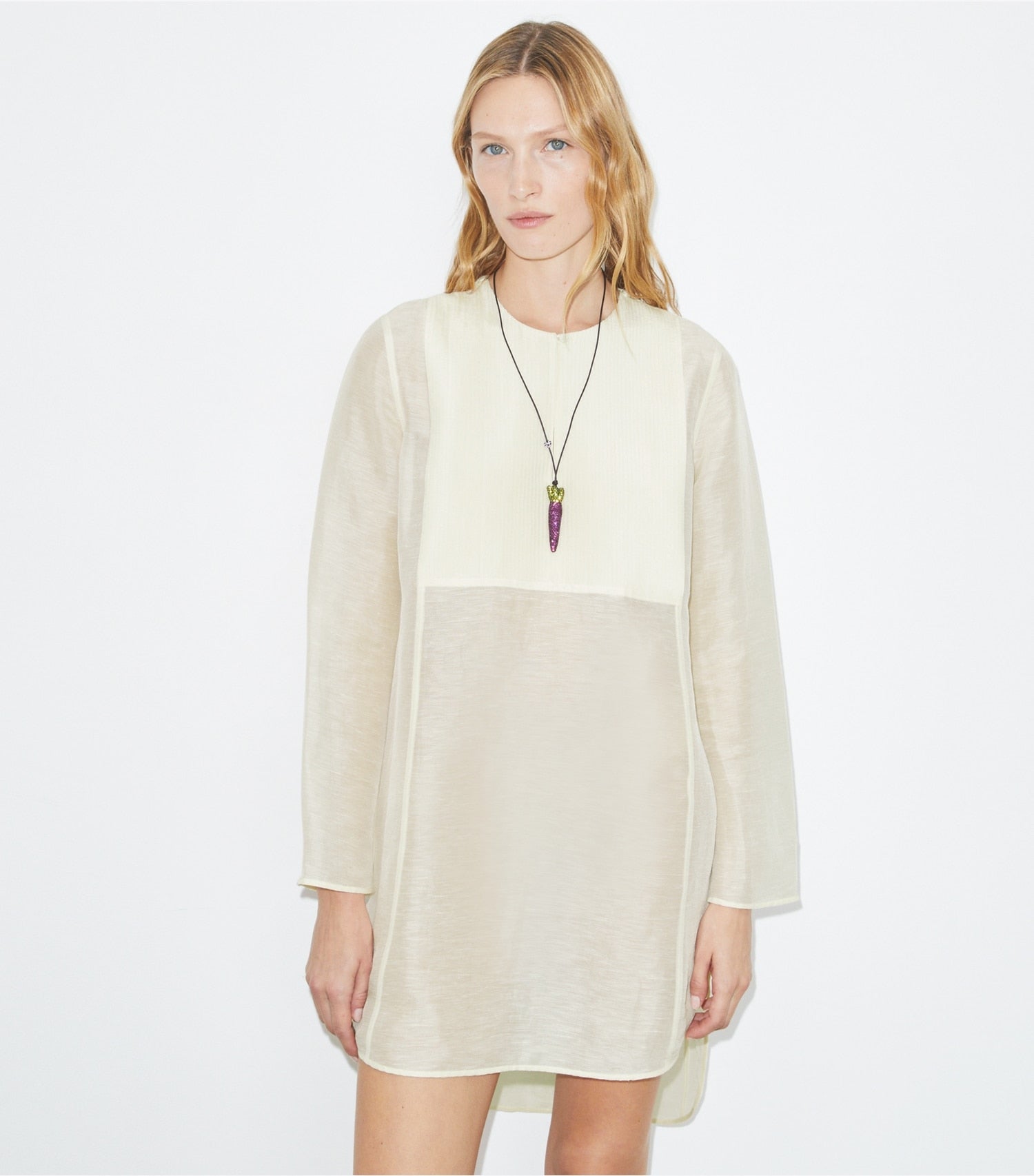 Tory Burch Linen Tunic - New Ivory